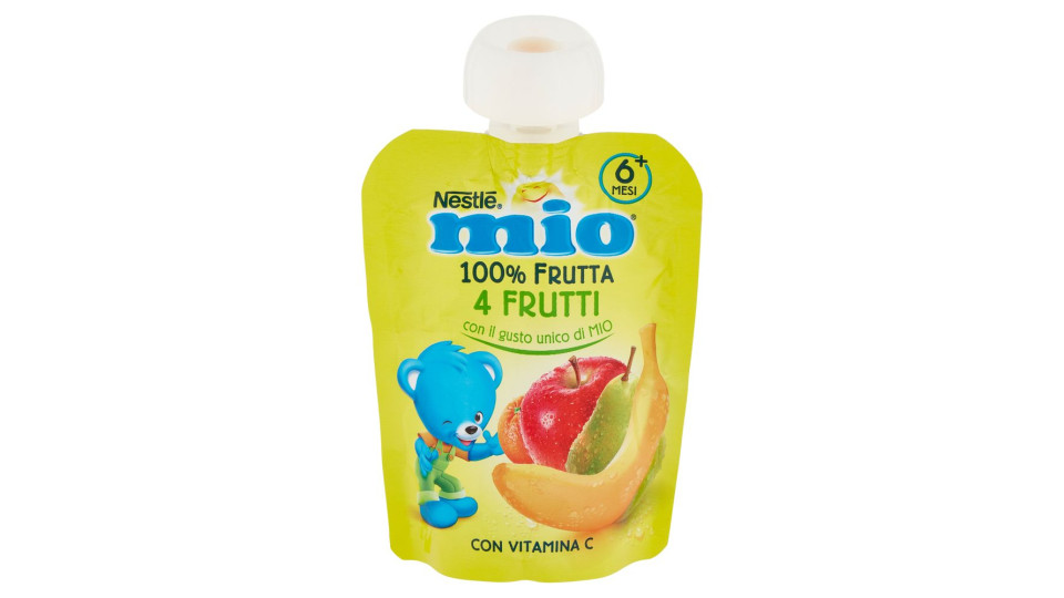 Nestlé Mio Merenda Da Spremere 4 Frutti Da 6 Mesi Pouch 90 G