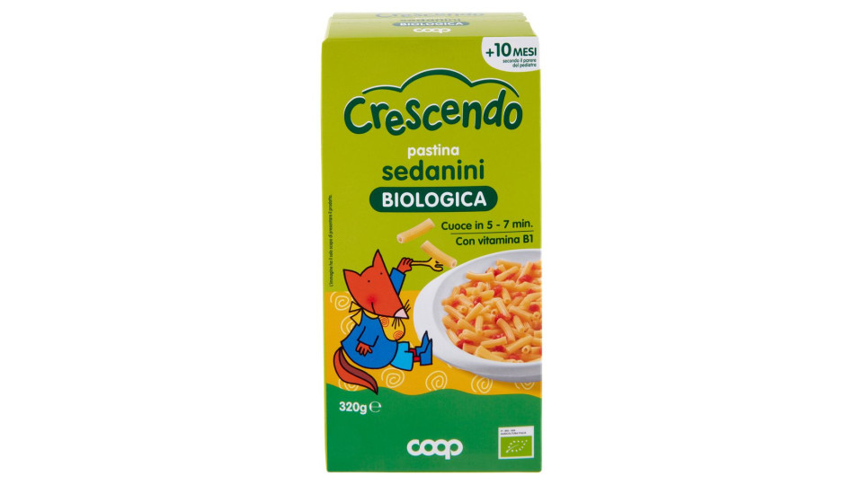 Pastina Sedanini Biologica 320 G