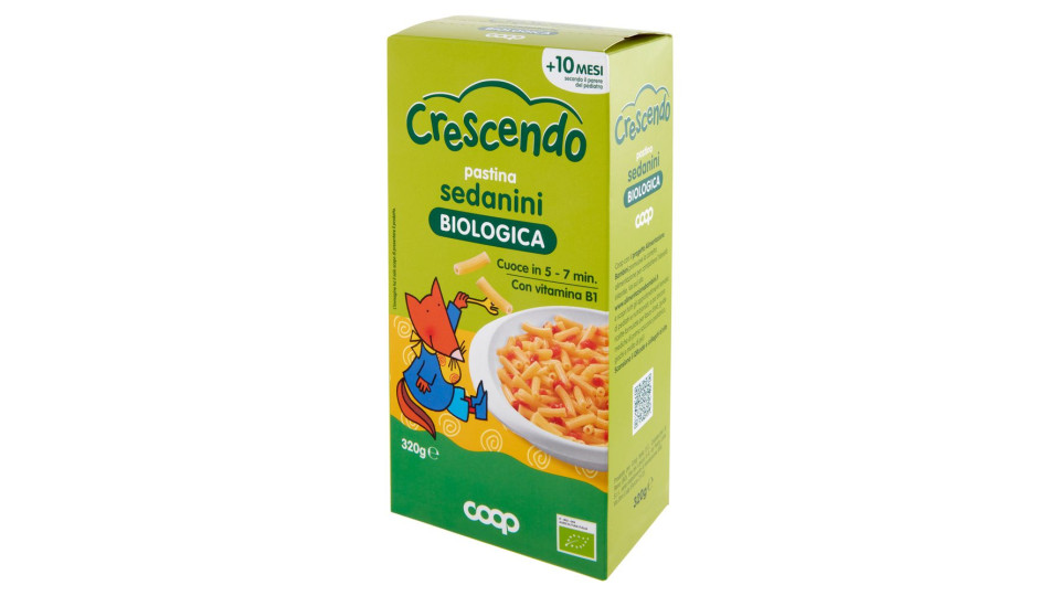 Pastina Sedanini Biologica 320 G