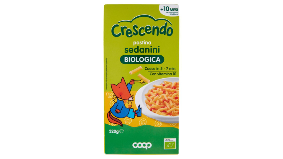 Pastina Sedanini Biologica 320 G