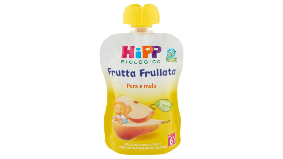 Hipp Biologico Frutta Frullata Pera E Mela 90 G
