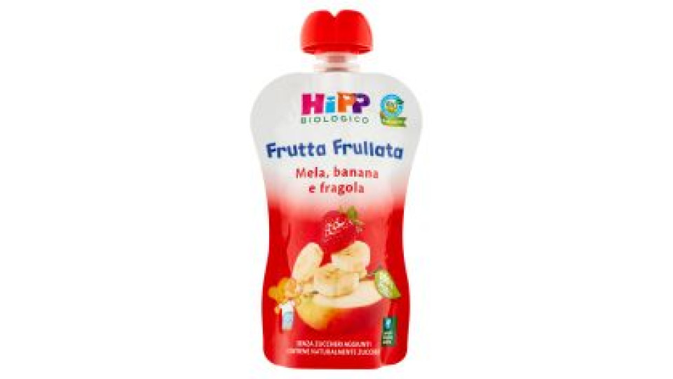 Hipp Biologico Frutta Frullata Mela, Banana E Fragola 90 G