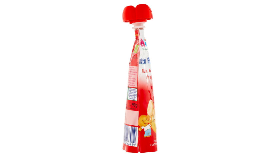 Hipp Biologico Frutta Frullata Mela, Banana E Fragola 90 G