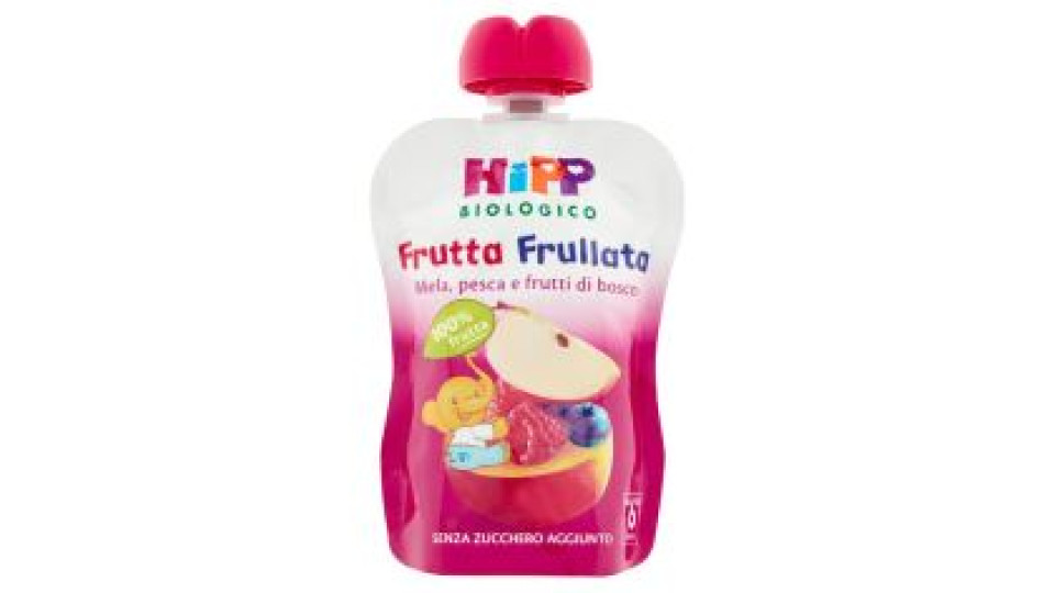 Hipp Biologico Frutta Frullata Mela, Pesca E Frutti Di Bosco 90 G