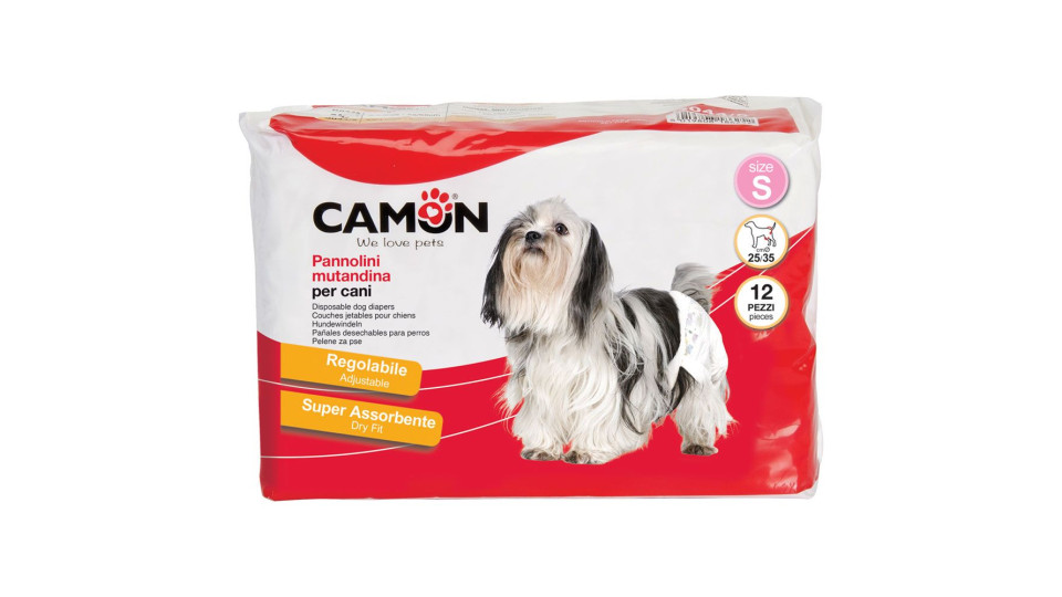 Pannolini Mutandina Per Cani Camon 12 Pezzi