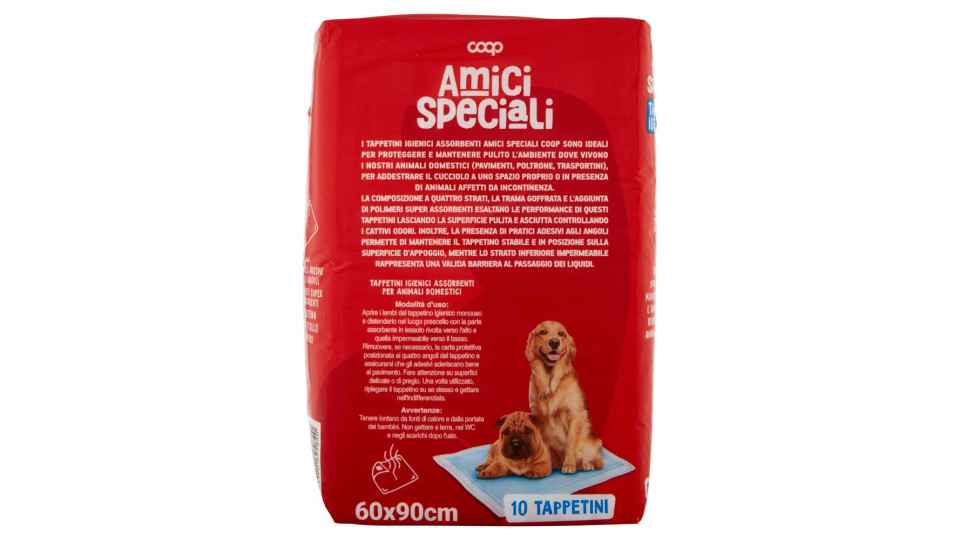 Tappetini Igienici 60x90cm 10 Pz