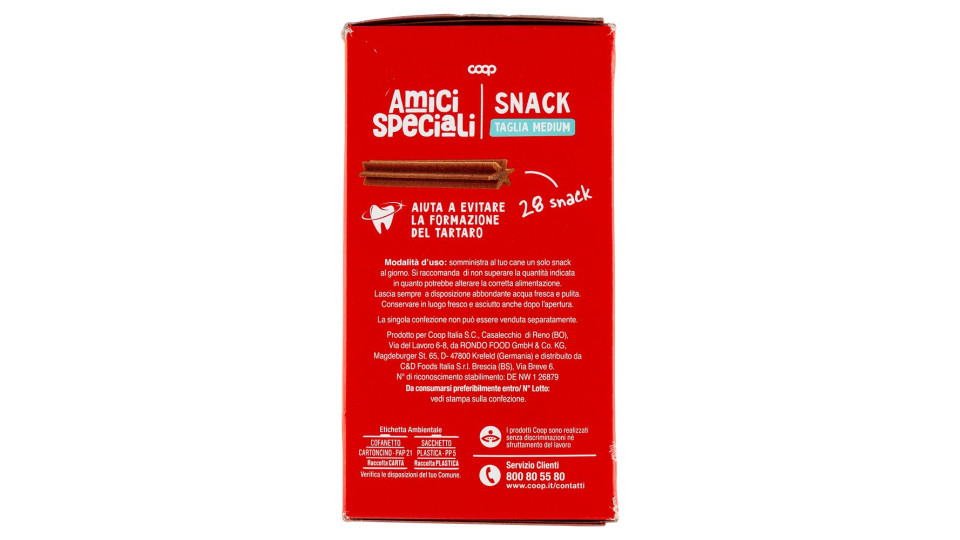 Snack Taglia Medium 7 Snack 180 G