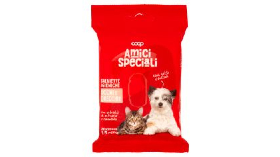 Salviette Igieniche Occhi E Orecchie 20x20cm 15 Pz