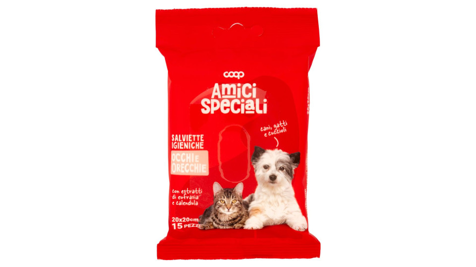 Salviette Igieniche Occhi E Orecchie 20x20cm 15 Pz