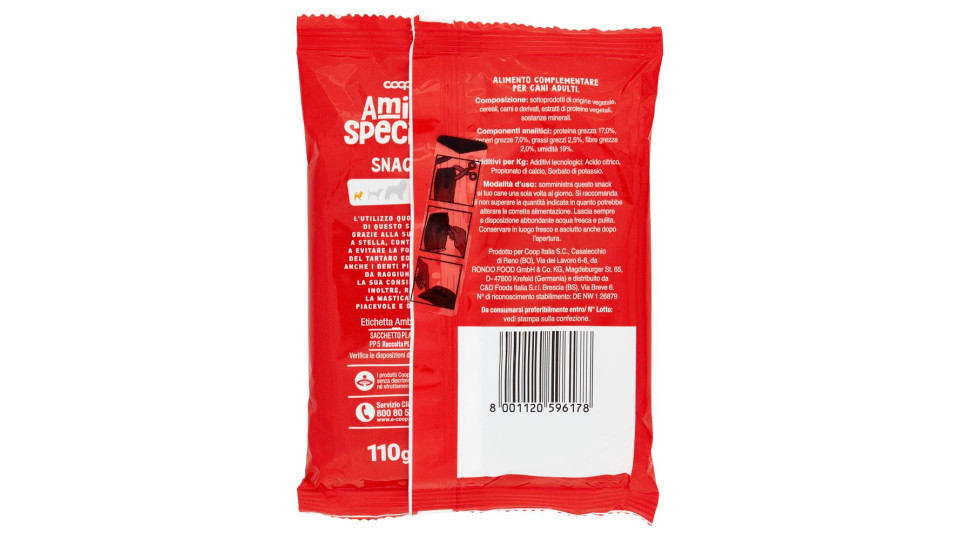 Snack Taglia Mini 7 Snack 110 G