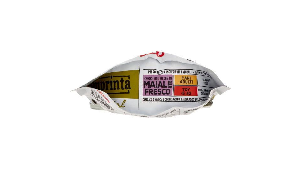 Natural Crocchette Ricche In Maiale Fresco Cani Adulti Toy 800 G
