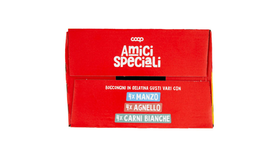 Bocconcini In Gelatina Gusti Vari Con Manzo, Agnello, Carni Bianche 12 X 100 G