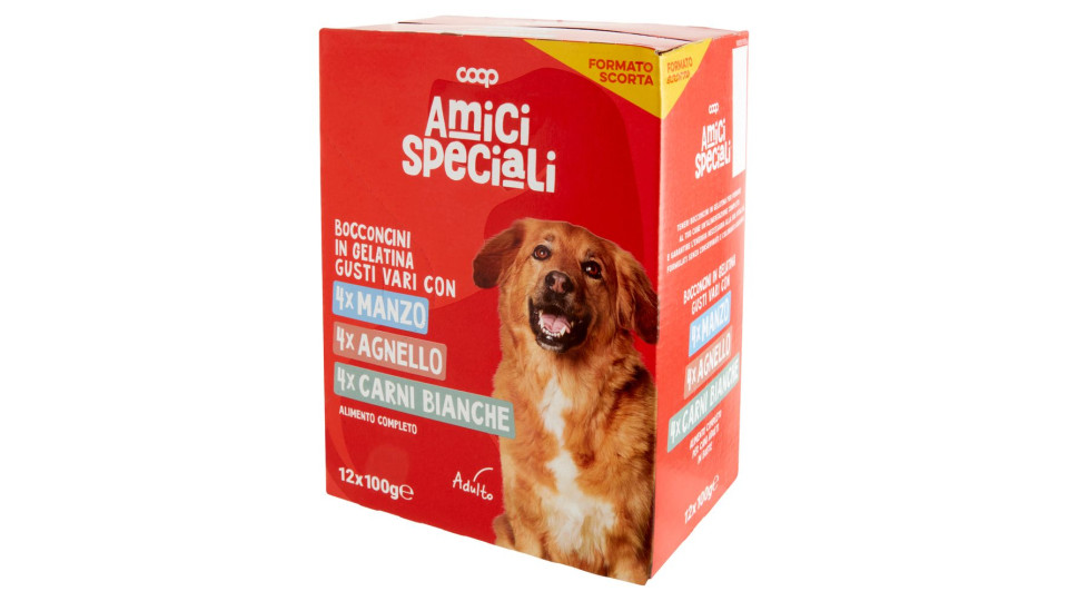 Bocconcini In Gelatina Gusti Vari Con Manzo, Agnello, Carni Bianche 12 X 100 G
