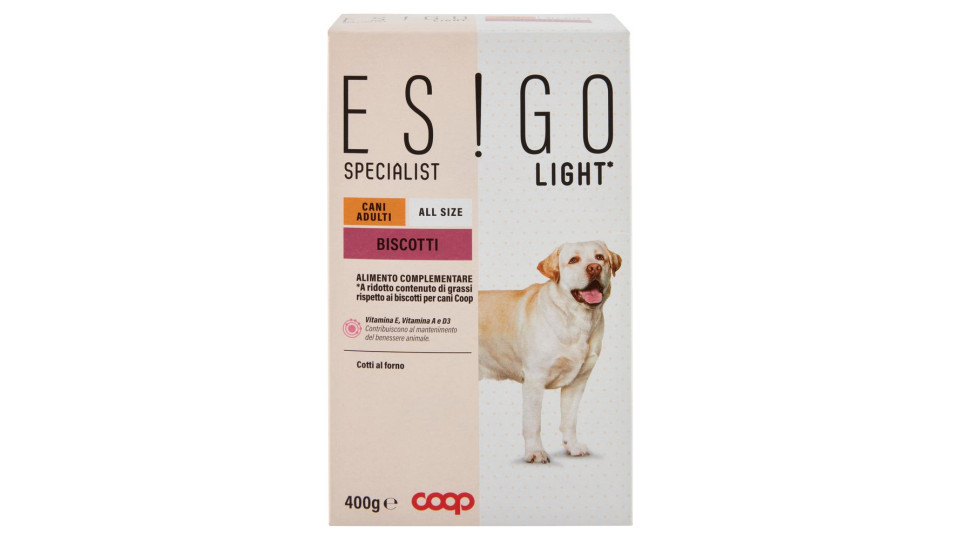 Specialist Light* Cani Adulti All Size Biscotti 400 G