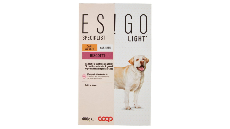 Specialist Light* Cani Adulti All Size Biscotti 400 G