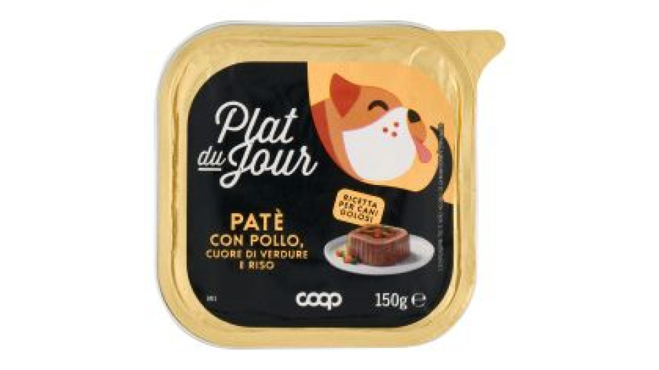 Patè Con Pollo, Cuore Di Verdure E Riso 150 G