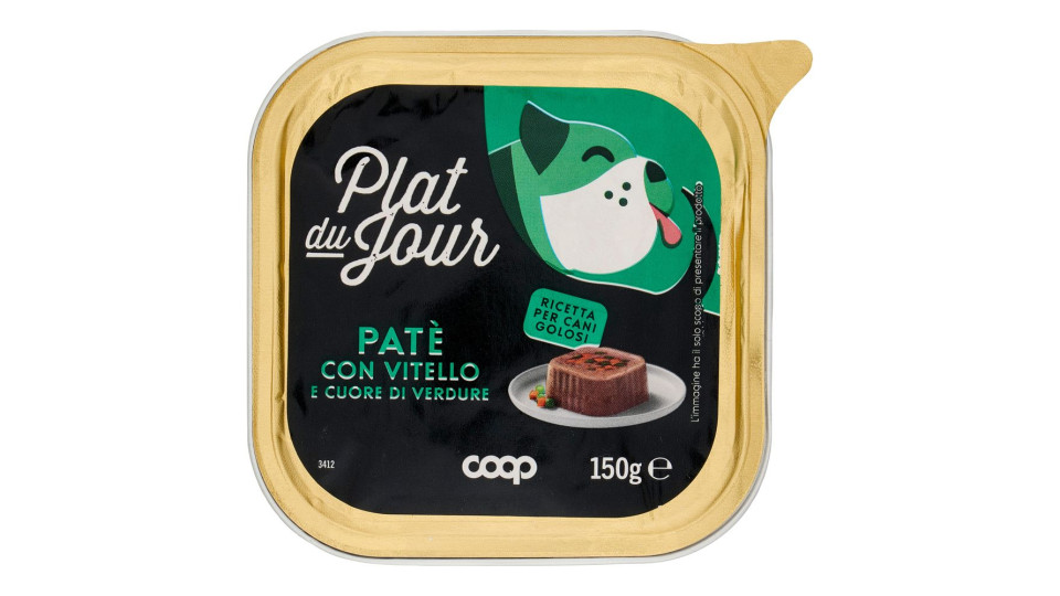Patè Con Vitello E Cuore Di Verdure 150 G