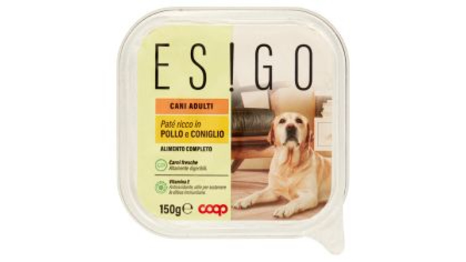 Paté Ricco In Pollo E Coniglio Cani Adulti 150 G
