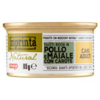 Natural Filetti Ricchi In Pollo E Maiale Con Carote Cani Adulti 85 G