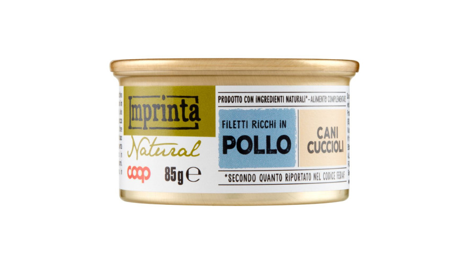 Natural Filetti Ricchi In Pollo Cani Cuccioli 85 G