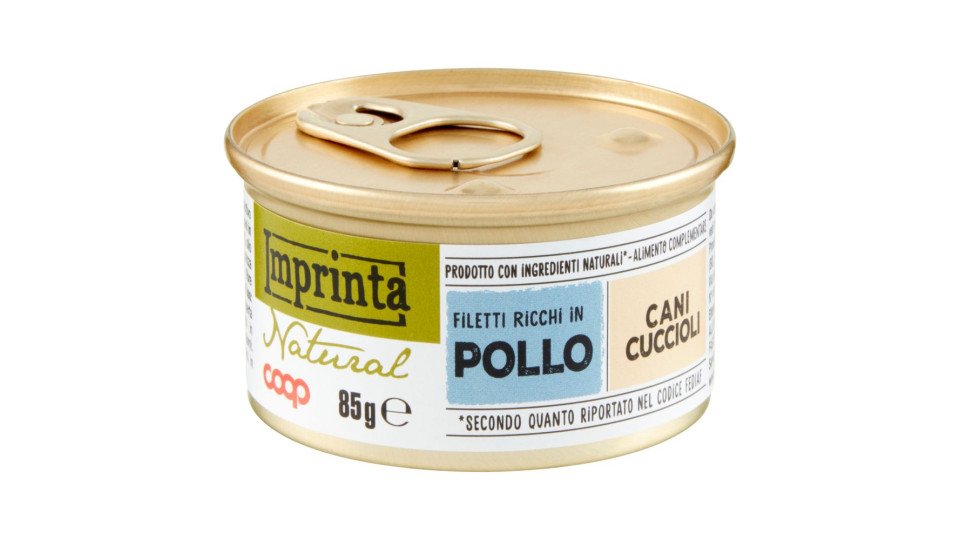 Natural Filetti Ricchi In Pollo Cani Cuccioli 85 G