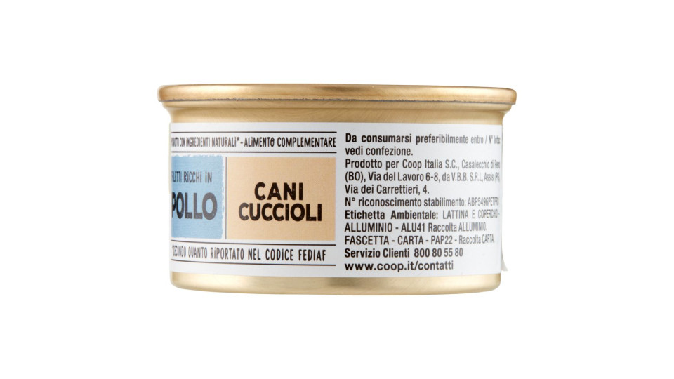 Natural Filetti Ricchi In Pollo Cani Cuccioli 85 G