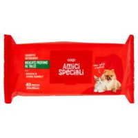 Salviette Detergenti Delicato Profumo Al Talco 30x20cm 40 Pz