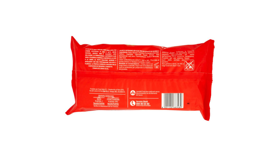 Salviette Detergenti Delicato Profumo Floreale 30x20cm 40 Pz