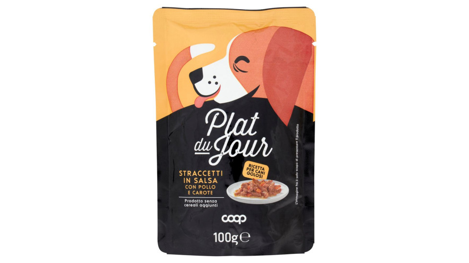 Straccetti In Salsa Con Pollo E Carote 100 G