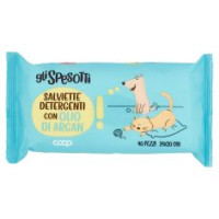 Salviette Detergenti Con Olio Di Argan 24x20 Cm 40 Pz