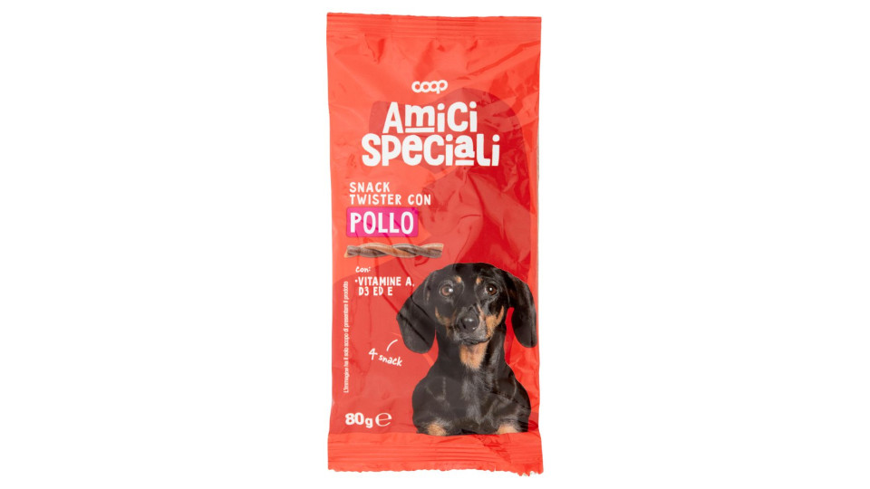 Snack Twister Con Pollo 4 Snack 80 G