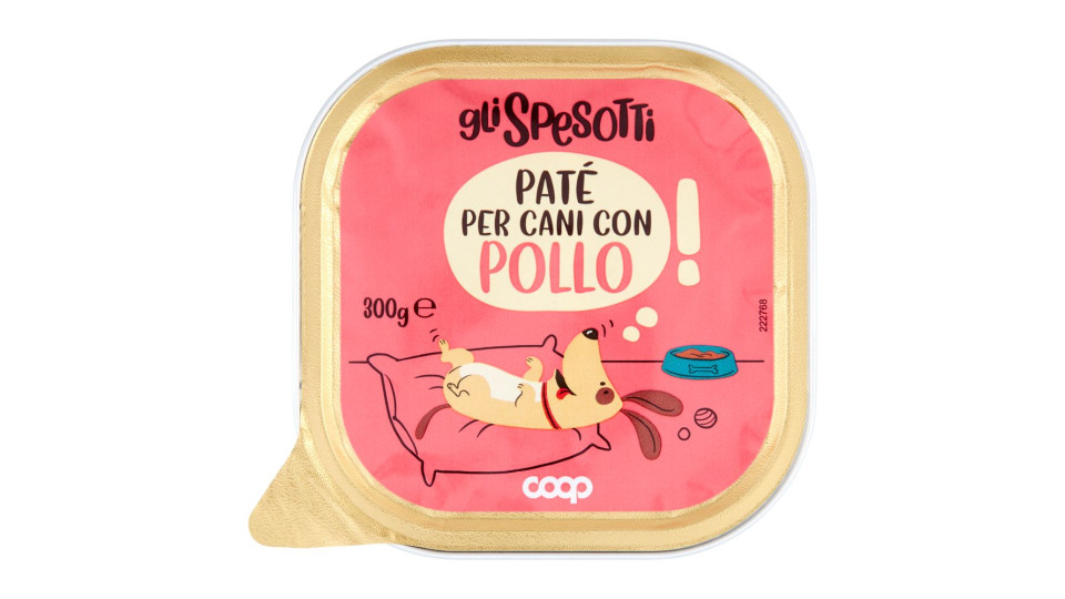 Patè Per Cani Con Pollo 300 G