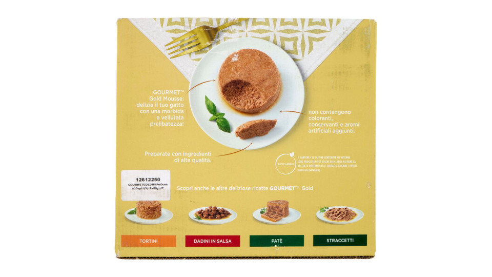 Purina Gourmet Gold Le Selezioni In Mousse Manzo / Fegato / Pesce / Tacchino 36x85g