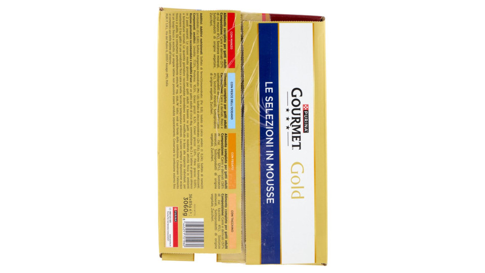 Purina Gourmet Gold Le Selezioni In Mousse Manzo / Fegato / Pesce / Tacchino 36x85g