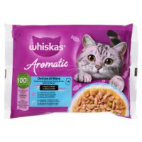 Whiskas Aromatic Selection Delizie Di Mare Cibo Umido Gatto 4x85g