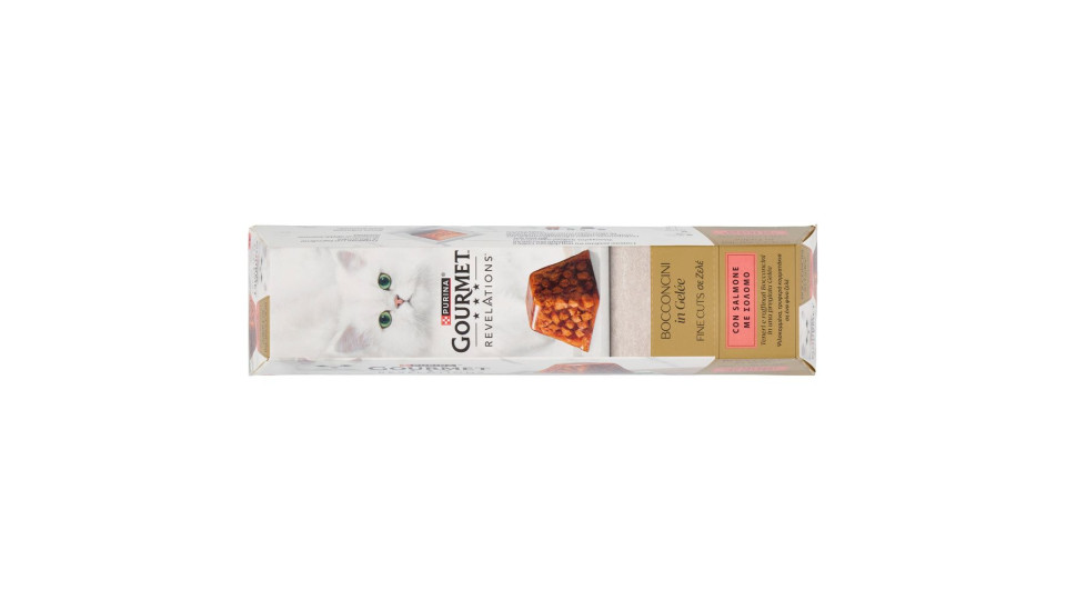 Purina Gourmet Revelations Bocconcini In Gelée Con Salmone 4 X 57 G