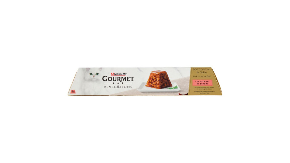 Purina Gourmet Revelations Bocconcini In Gelée Con Salmone 4 X 57 G