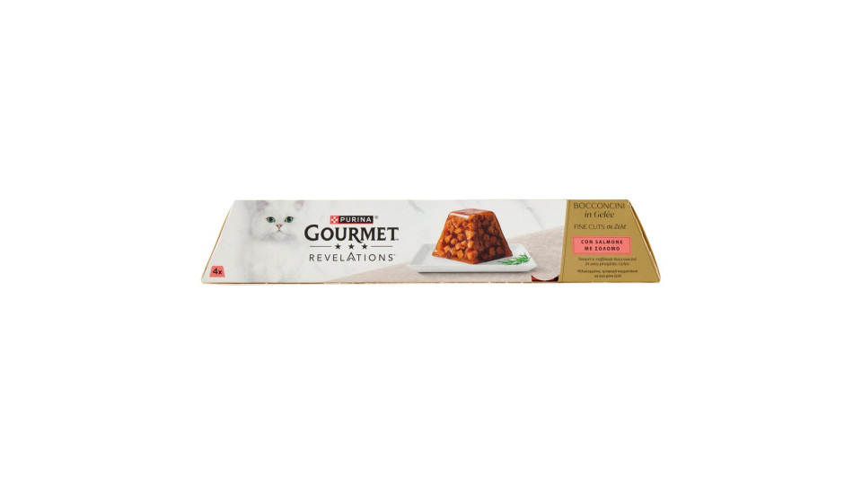 Purina Gourmet Revelations Bocconcini In Gelée Con Salmone 4 X 57 G