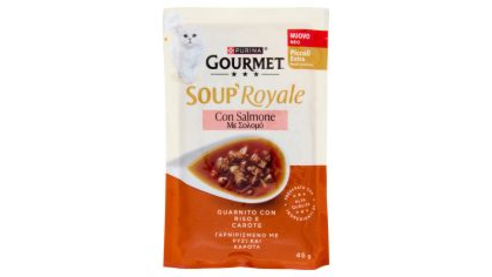 Purina Gourmet Soup Royale Con Salmone 45g