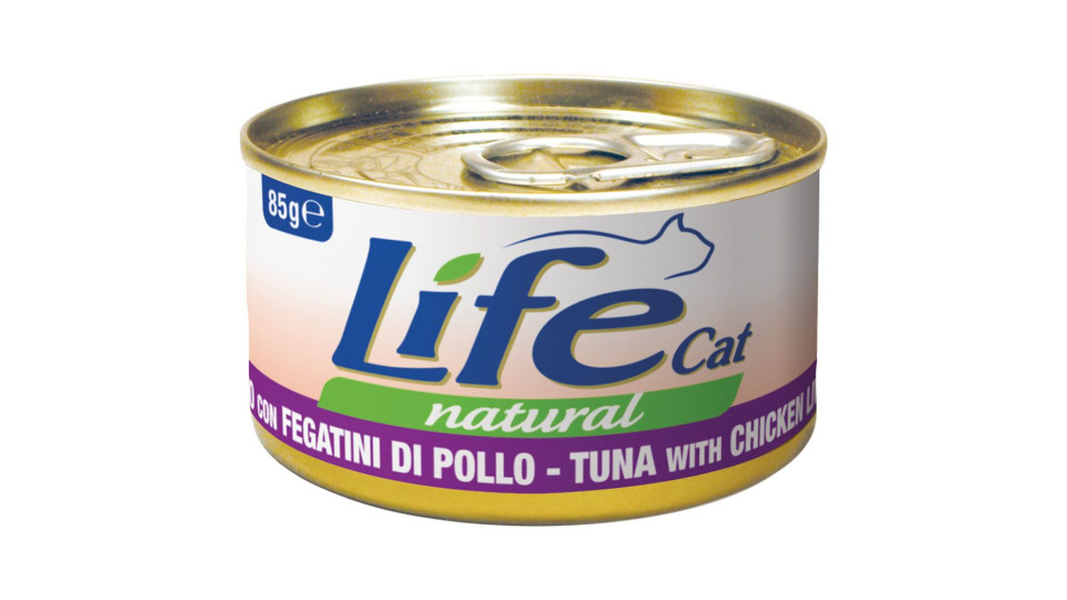 Tonno Con Fegatini Di Pollo Life Cat Natural 85 G