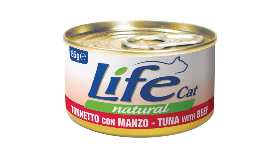 Tonnetto Con Manzo Life Cat Natural 85 G