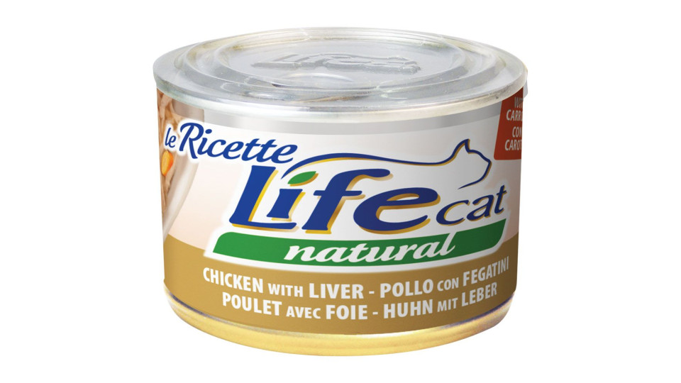 Le Ricette Pollo Con Fegatini Life Cat Natural 150 G