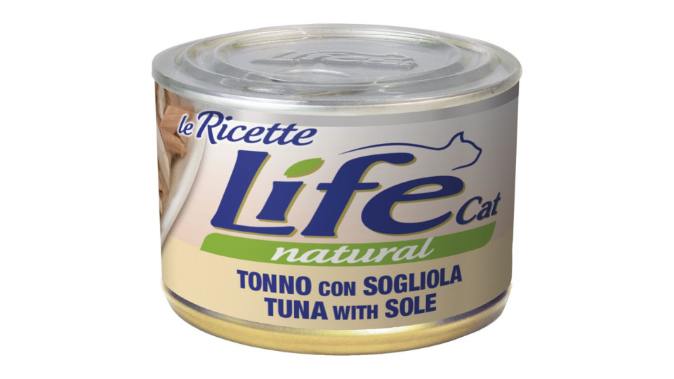 Le Ricette Tonno Con Sogliola Life Cat Natural 150 G