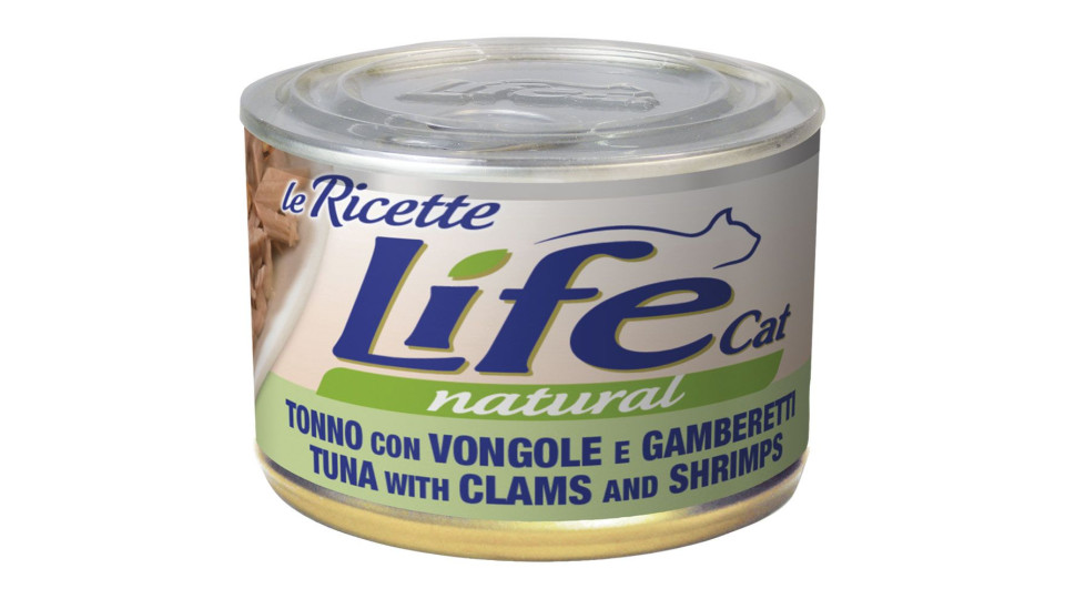 Tonno Con Vongole E Gamberetti Life Cat Natural 150 G