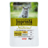 Natural Filetti In Salsa Con Merluzzo E Salmone Gatti Adulti Sterilizzati 85 G
