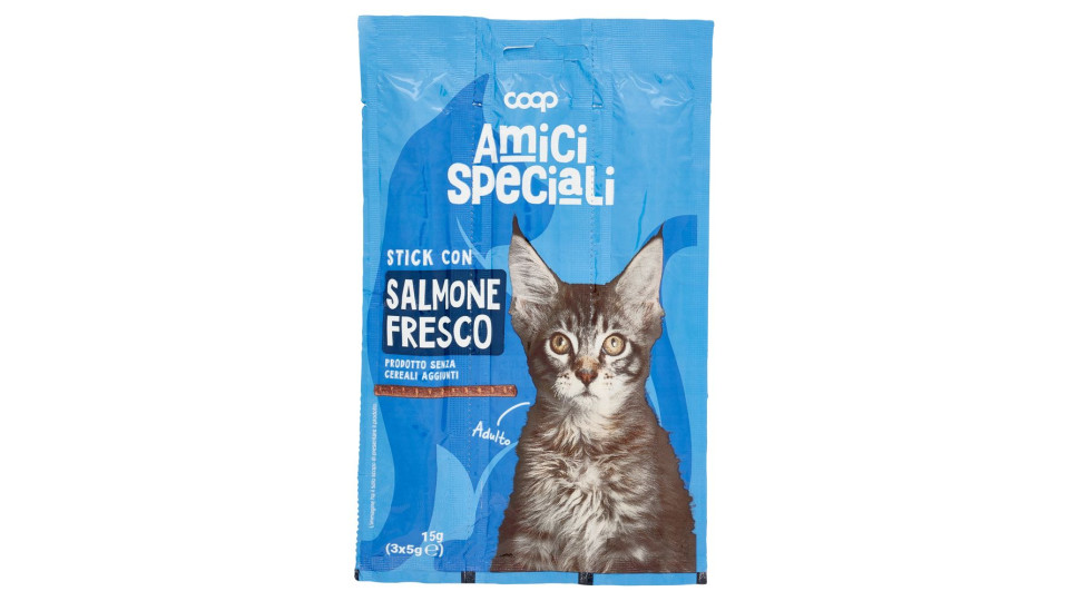 Stick Con Salmone Fresco 3 X 5 G