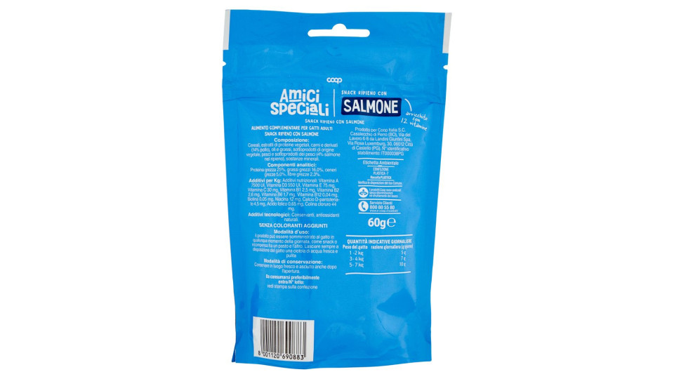 Snack Ripieno Con Salmone 60 G