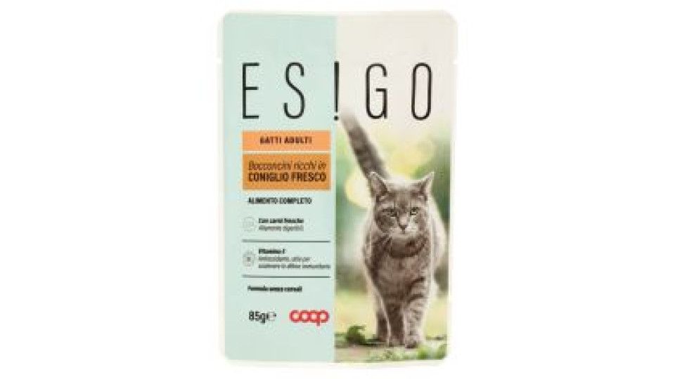 Bocconcini Ricchi In Coniglio Fresco Gatti Adulti 85 G