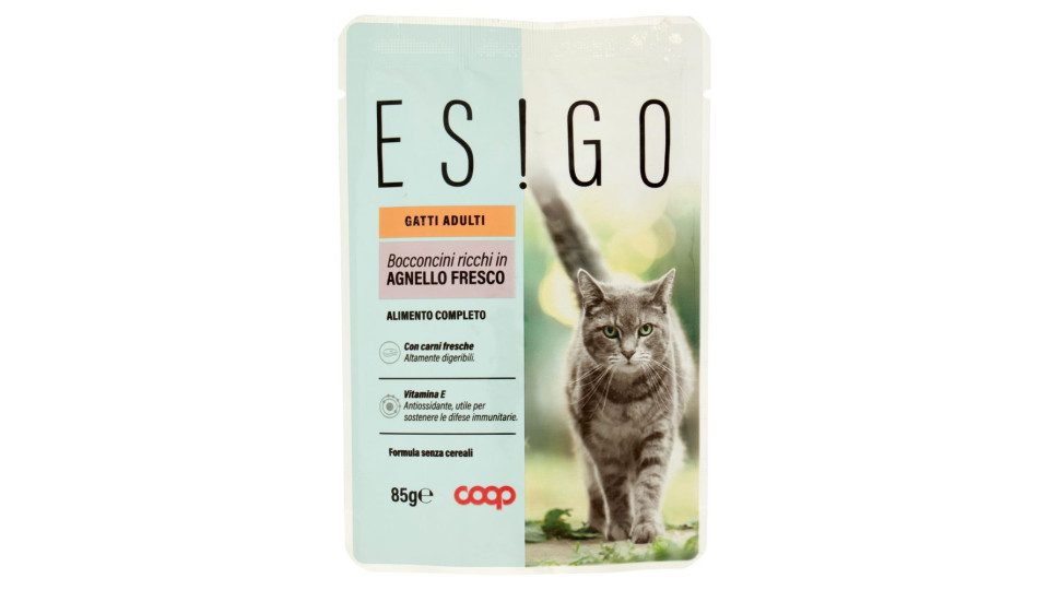 Bocconcini Ricchi In Agnello Fresco Gatti Adulti 85 G