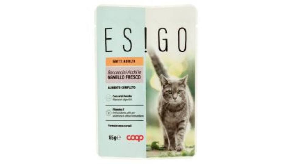 Bocconcini Ricchi In Agnello Fresco Gatti Adulti 85 G